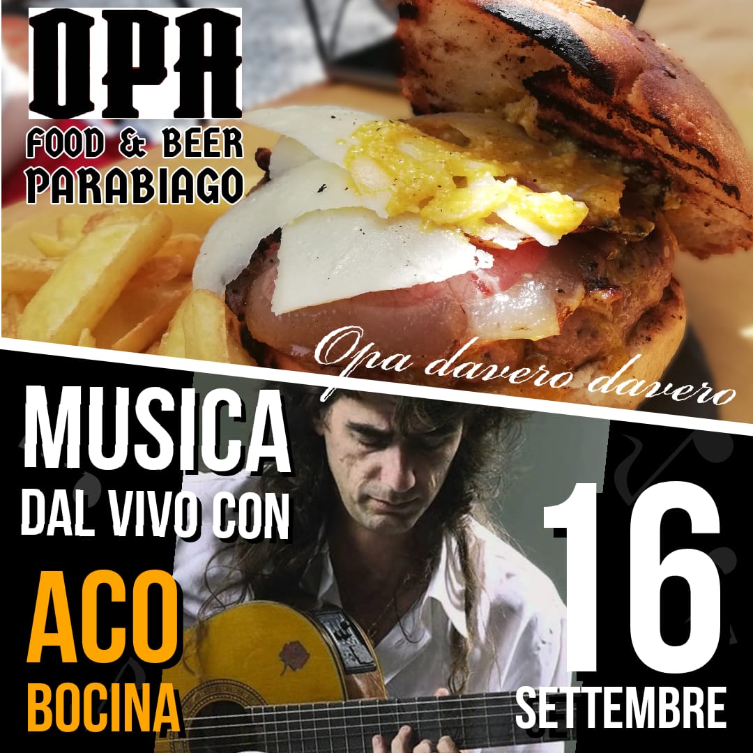 Aco Bocina: artista di fama internazionale all’OPA!!!